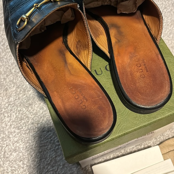 Gucci Princetown Mules 40. Black Slip ons. - Picture 12 of 16